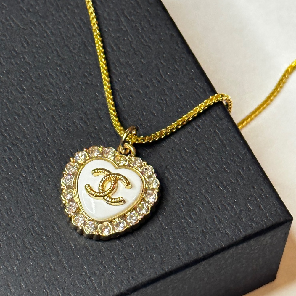 CHANEL Upcycled Button Necklace